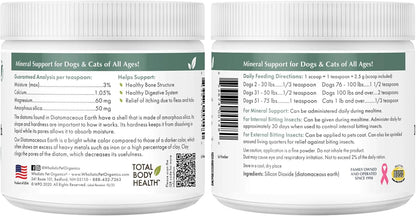 Wholistic Pet Organics Diatomaceous Earth - – External Use: Apply topically to assist with minor skin irritations – Image 9