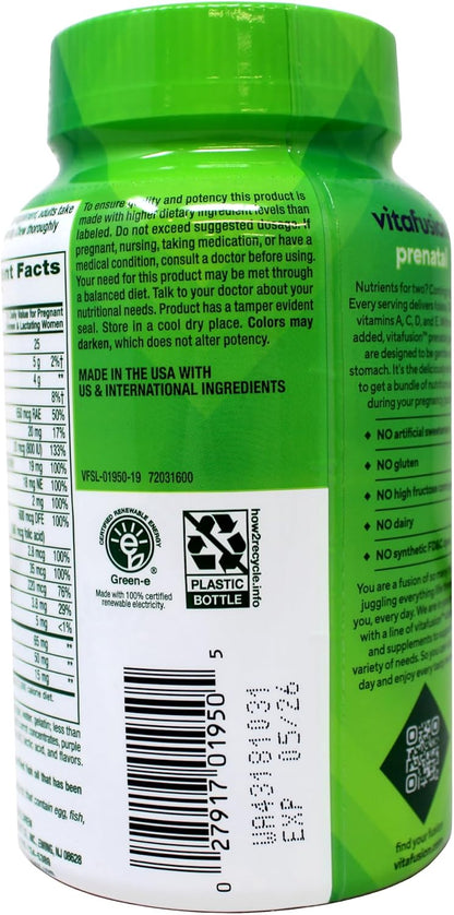 Vitafusion PreNatal Gummy Vitamins, 90ct