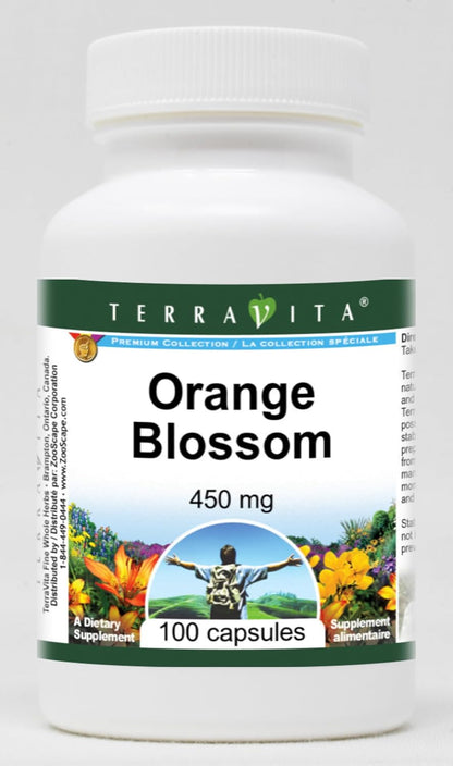 Orange Blossom - 450 mg (100 Capsules) - 3 Pack