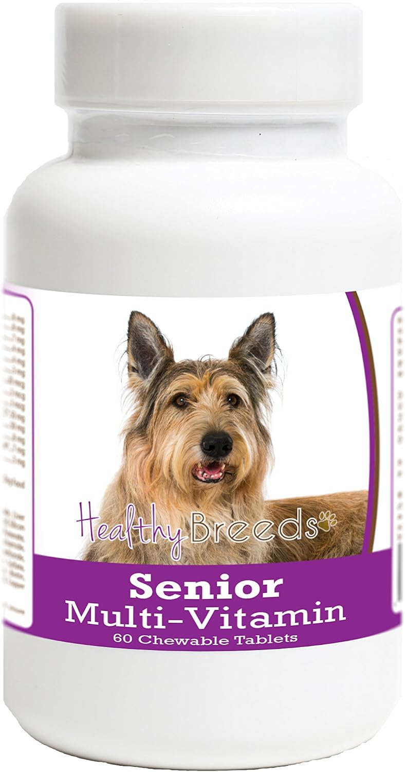 Healthy Breeds Berger Picard Senior Dog Multivitamin Tablets, 60 Count - görsel 1