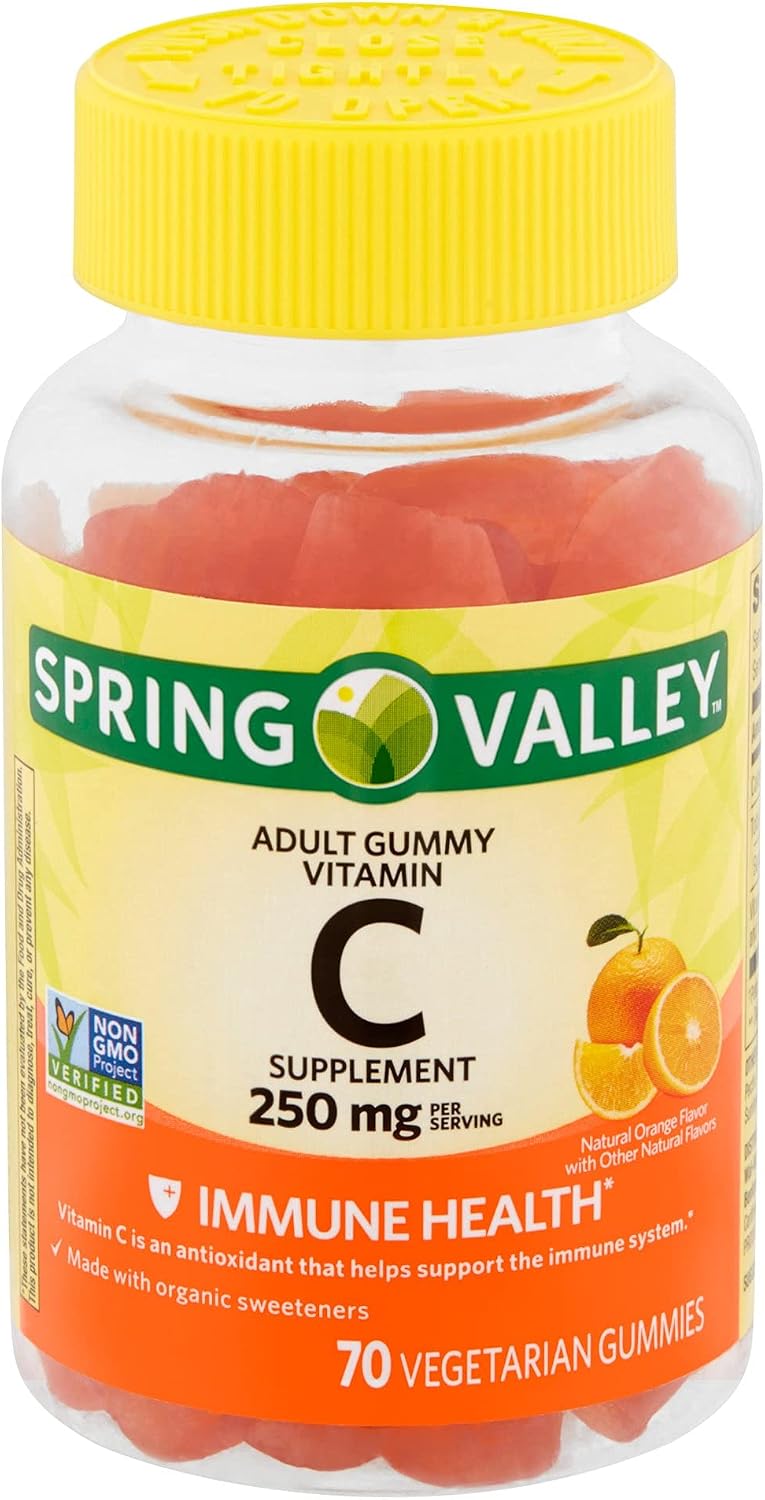 Spring Valley Gummy Vitamin C 240 mg – 70 Orange Gummies - görsel 1