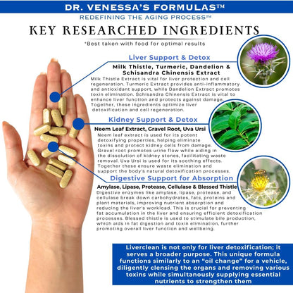 Dr. Venessa's Formulae™ Liverclean™ - 100 Tablets