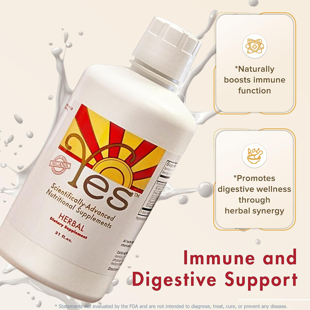 YES Essiac Herb Blend Capsules – Wildcrafted – Immune Support – 31 oz - görsel 6
