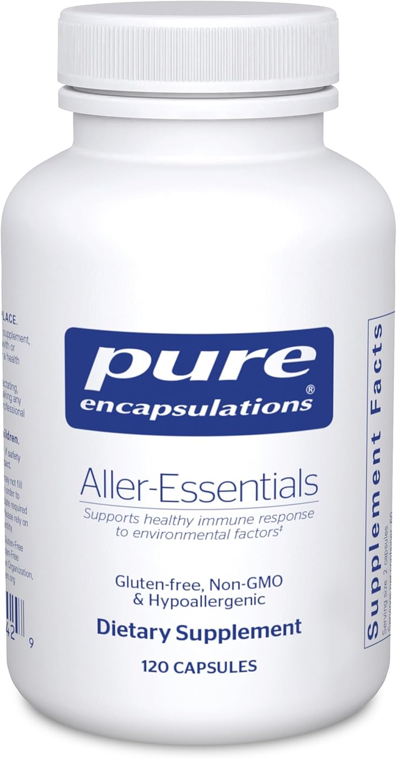 Pure Encapsulations Aller-Essentials | Hypoallergenic Supplement for Immune & Nasal Support | 60 Capsules - görsel 8