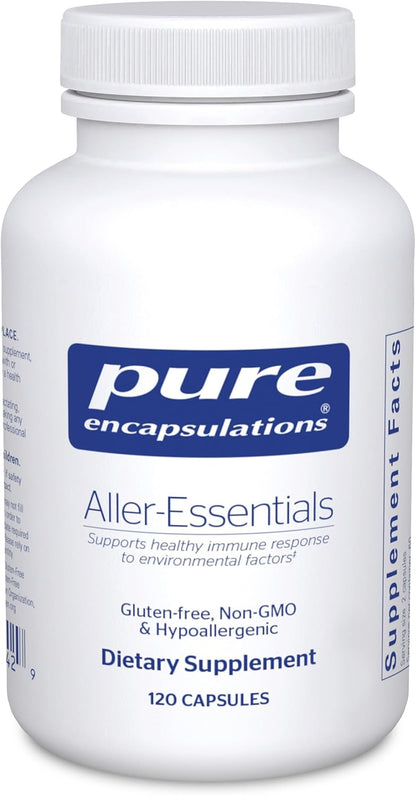 Pure Encapsulations Aller-Essentials | Hypoallergenic Supplement for Immune & Nasal Support | 60 Capsules