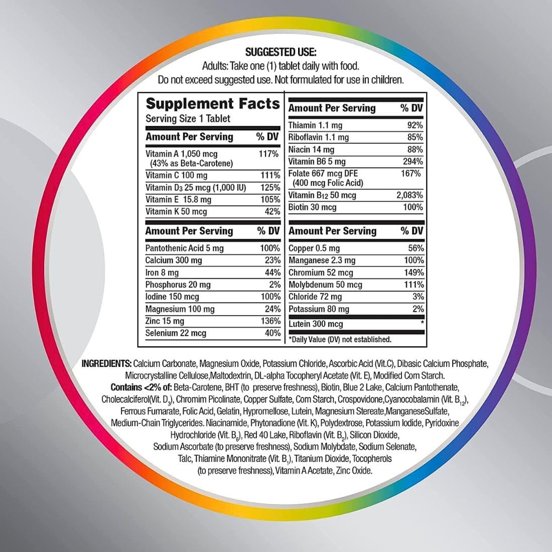 Centrum Silver Women 50+ Multivitamin Multimineral 275 Tablets - görsel 3