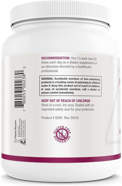 Biotics Research Pre Natal Packs – Prenatal Nutrition Support, Postnatal Formula, Omega-3s, Iodine, Folate (60 Pack)