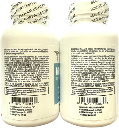 Memotenz Brain Function Supplement – 2-Pack (120 Capsules) – Brain Booster for Memory, Focus and Mental Clarity