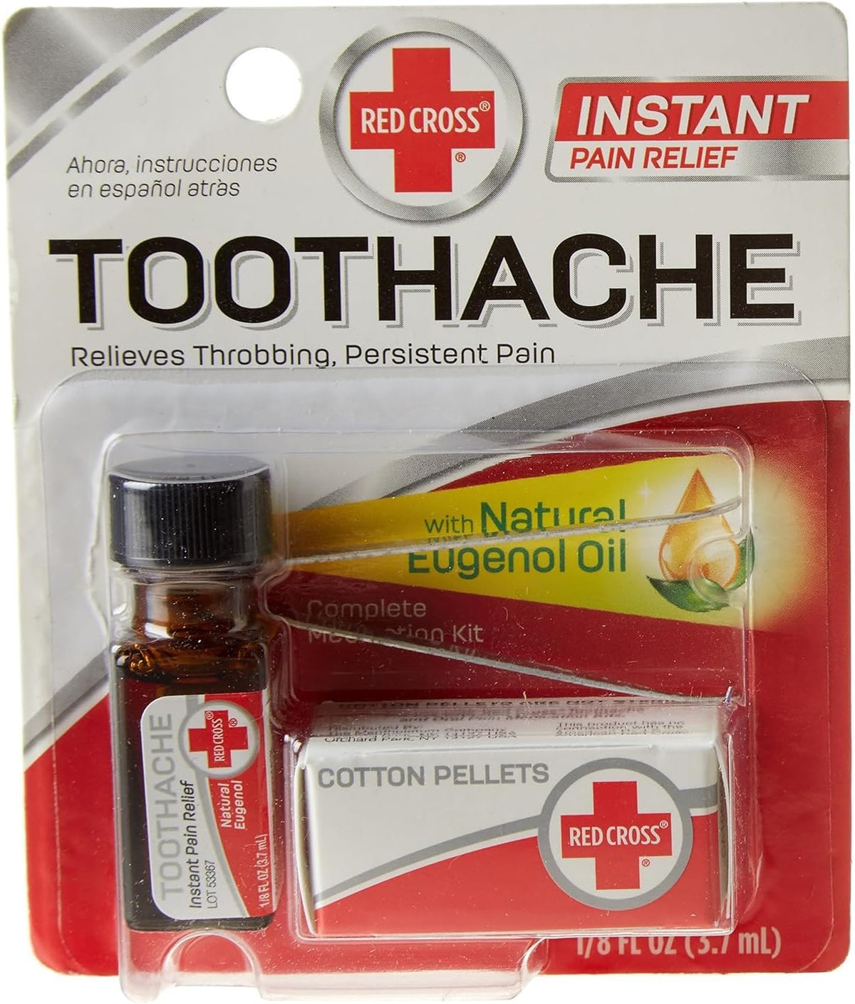 Red Cross Toothache Medication Drops - görsel 1