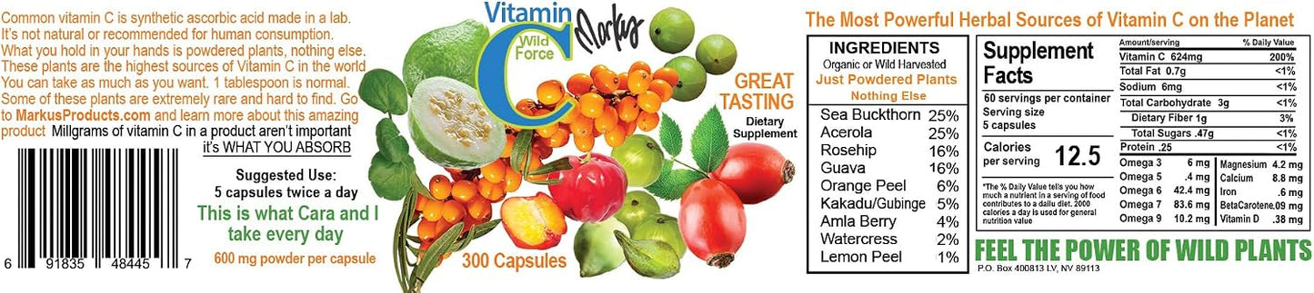 Markus Wild Force Vitamin C Capsules - görsel 4
