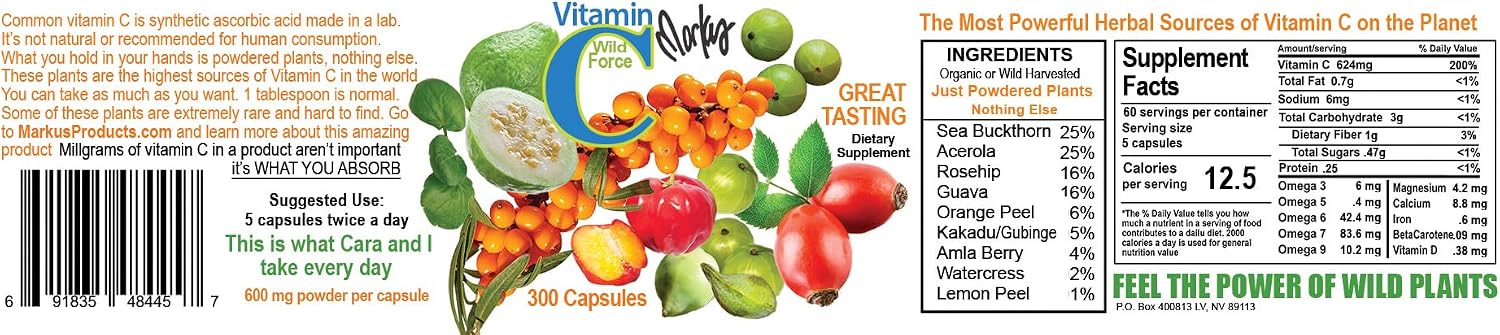Markus Wild Force Vitamin C Capsules - görsel 4