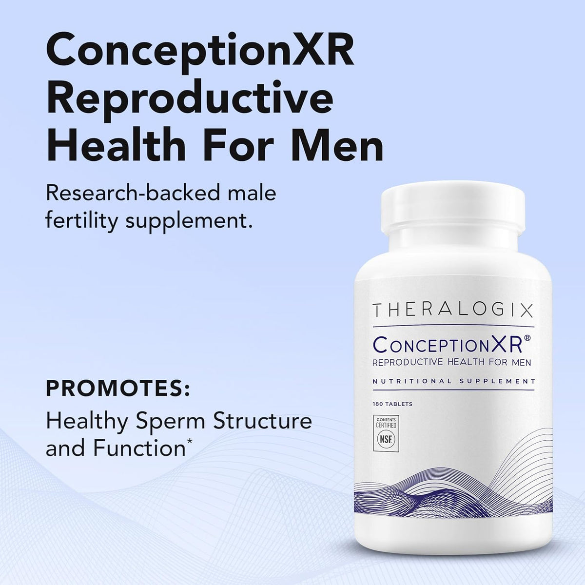 Theralogix ConceptionXR Reproductive Health for Men – 180 Tablets (90-Day Supply) - görsel 3