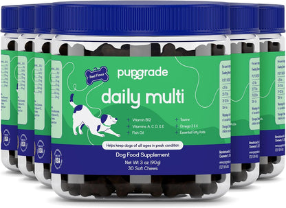 PupGrade Daily Multivitamin for Dogs, Beef Flavour, 30 Soft Chews
