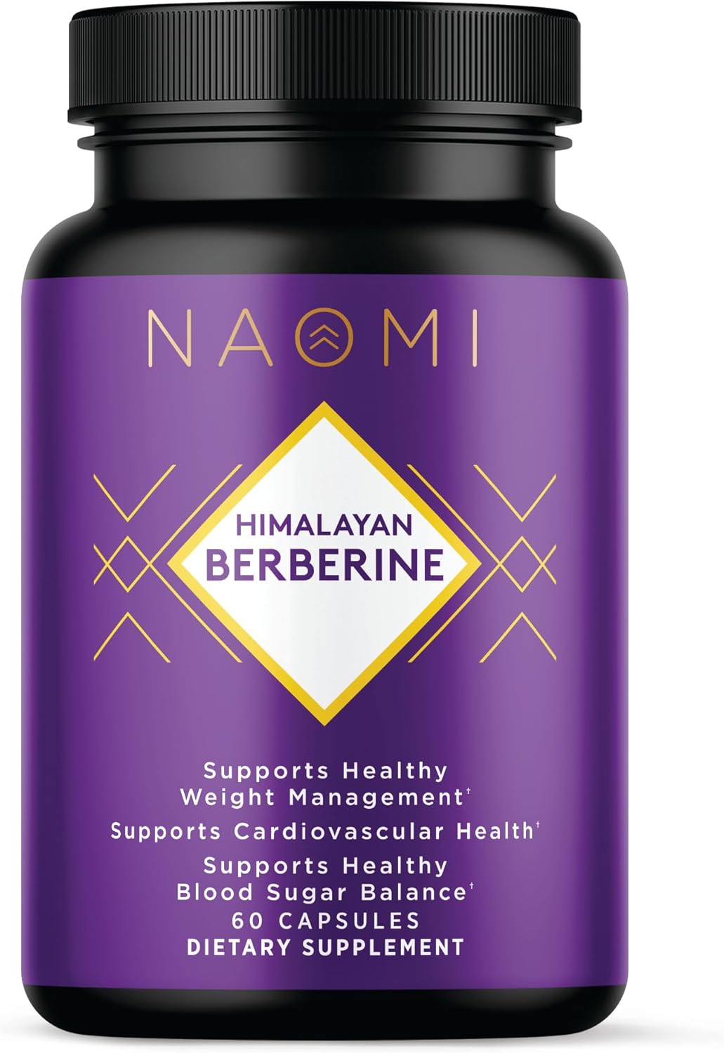 NAOMI Himalayan Berberine 500mg – HIMABERB® – Patented HIMABERB®: Clinically studied in a human clinical trial for – Image 1