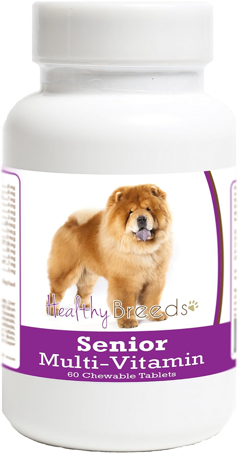 Healthy Breeds Chow Chow Senior Dog Multivitamin Tablets, 60 Count - görsel 1