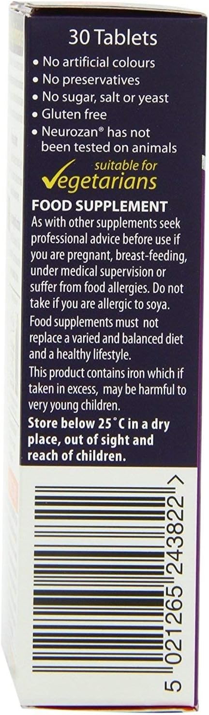 Vitabiotics Neurozan – Brain and Cognitive Support (60 Tablets) - görsel 2