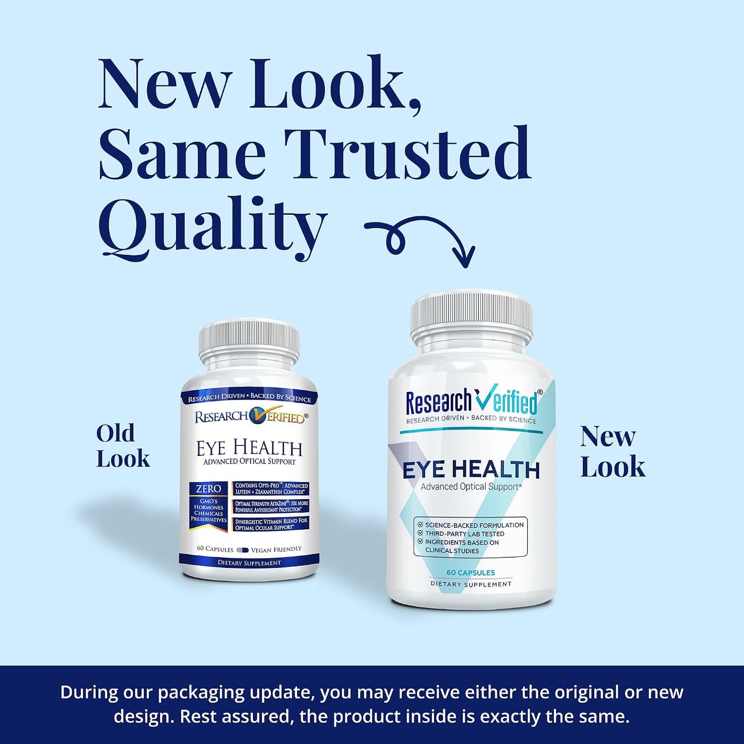 Research Verified Eye Health - Support Vision with Vitamins A, B, C, E - 60 Capsules - görsel 2