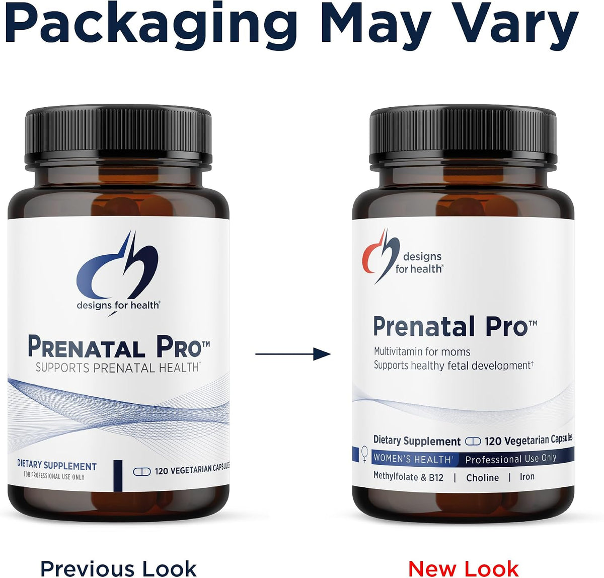 Designs for Health Prenatal Pro Methylated Multivitamin for Women (120 Capsules) - görsel 6