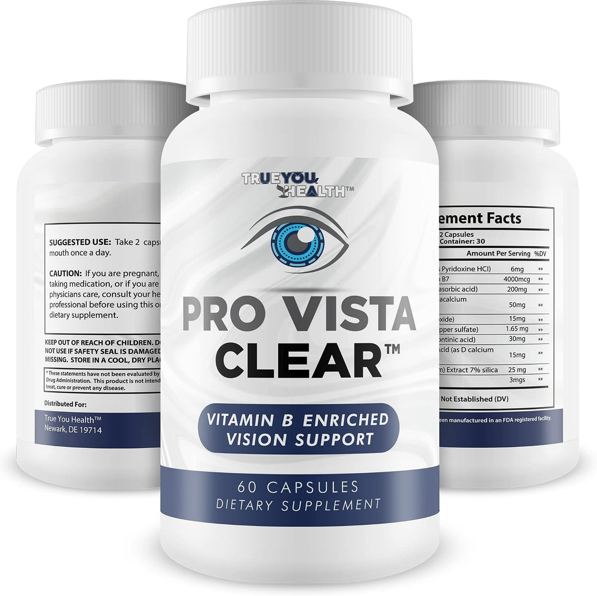 Pro Vista Clear for Eyes – Vitamin B Enriched Vision Support Formula - görsel 4