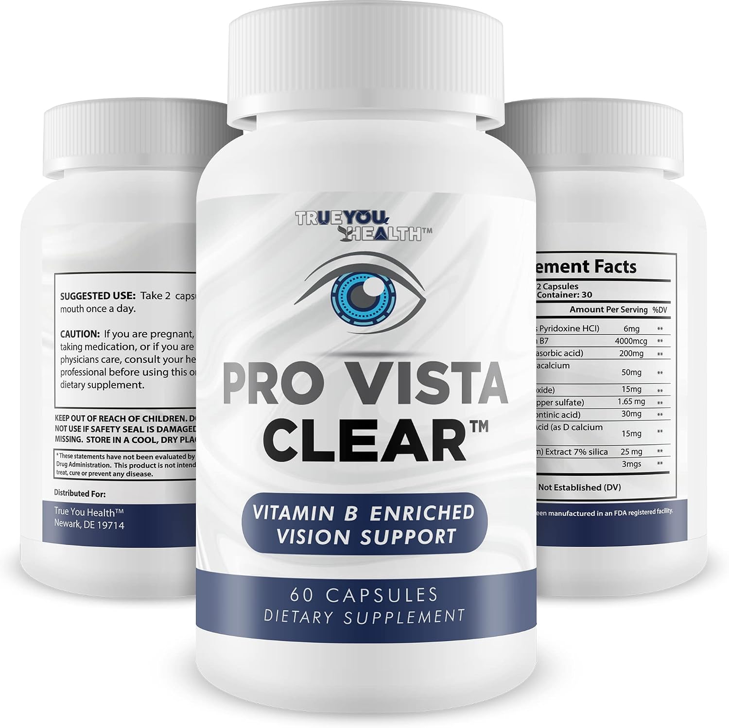 Pro Vista Clear for Eyes – Vitamin B Enriched Vision Support Formula - görsel 4
