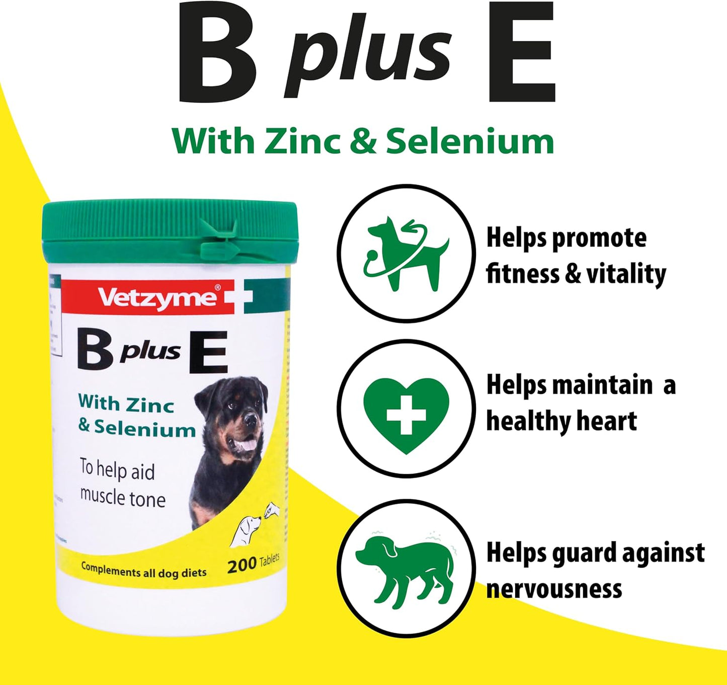 Vetzyme Dog B + E 200 Tablets - görsel 3
