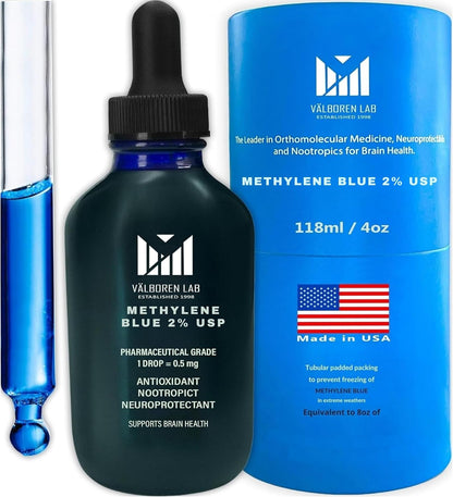 2% Methylene Blue Pharmaceutical Grade – 118ml