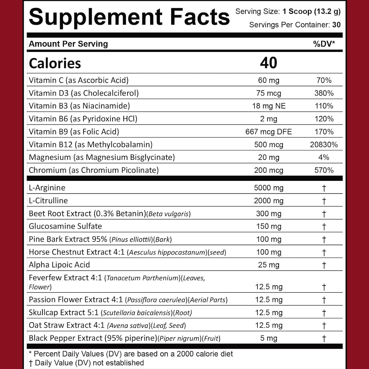 The Blood Flow Power Formula Neuropathy Drink Powder - L-Arginine & Citrulline Supplement - görsel 7