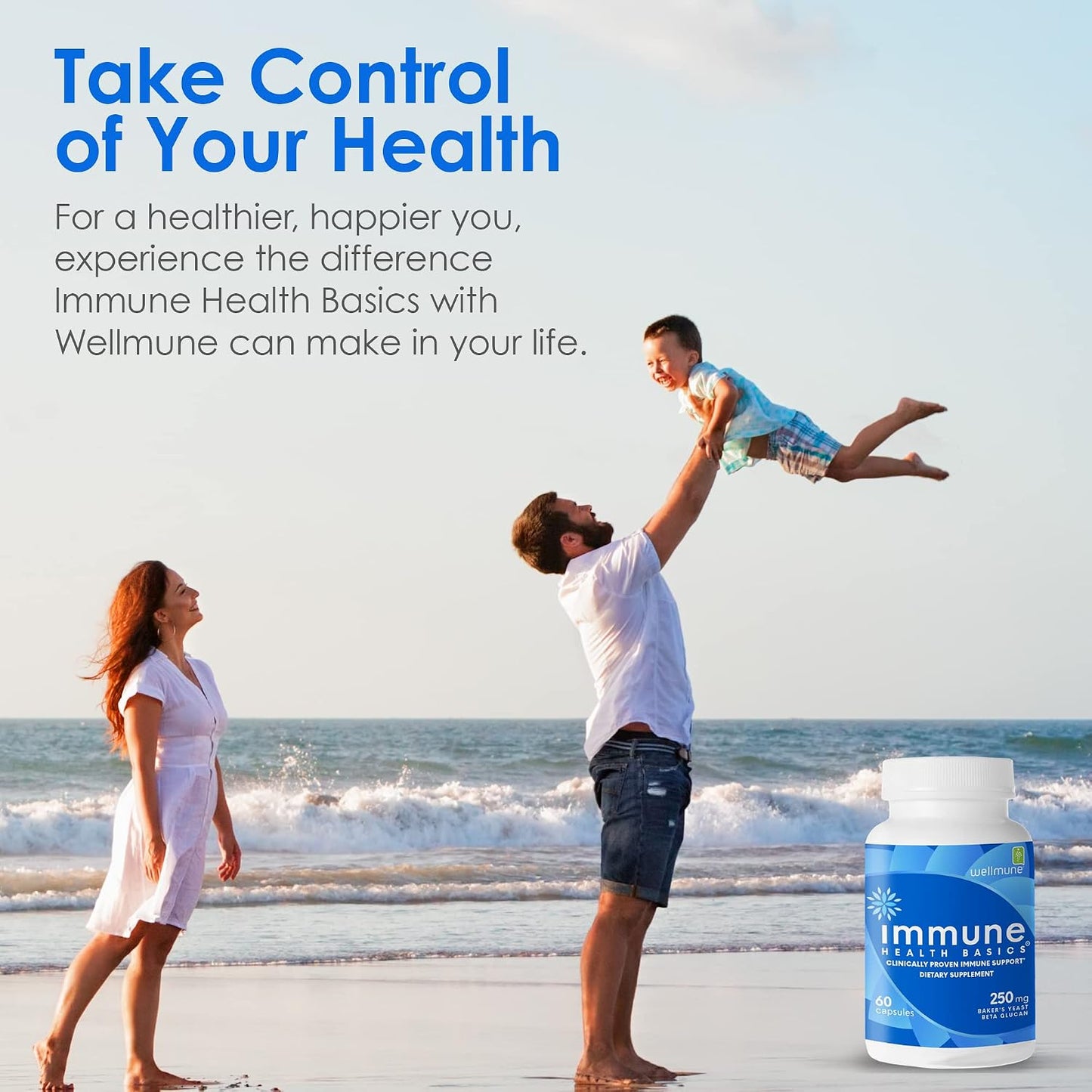 Immune Health Basics Ultra Strength Immunity - Highly Purified Beta Glucan - 60 Capsules - görsel 3