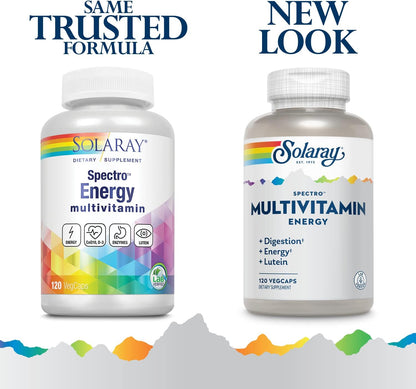 SOLARAY Spectro Energy Multivitamin - 120 Veg Capsules