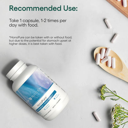 ecoNugenics Brain Health Supplement Bundle – PectaSol Modified Citrus Pectin Fibre + HonoPure Magnolia Bark Extract — Nootropic Pack for Sleep, Stress Relief, Cognitive Function, GABA Support