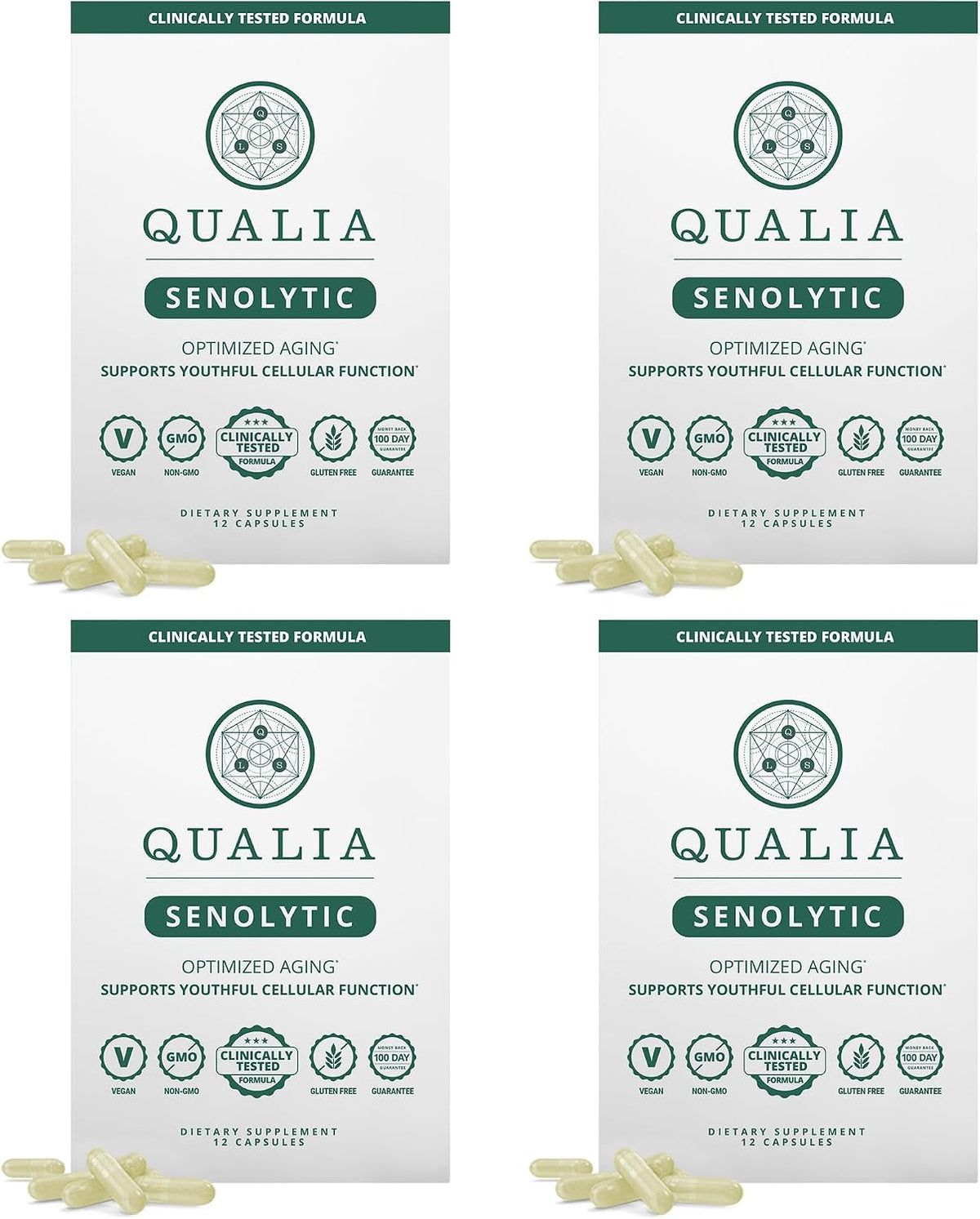 Qualia Senolytic Supplement – Fisetin, Quercetin, Piperlongumine & More | Supports Cellular Rejuvenation* - görsel 7