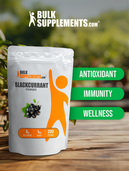 BulkSupplements.com Blackcurrant Powder - Superfood Supplement, 5kg (Pack of 5)