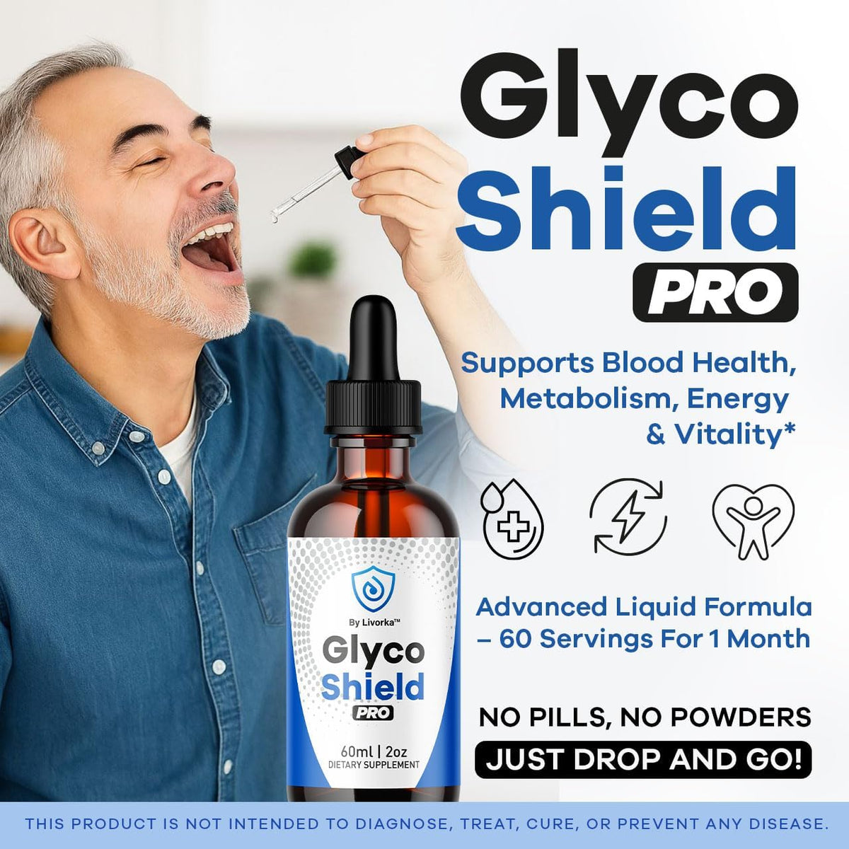 Glyco Shield Drops - Blood Formula Support Supplement, 3-Pack - görsel 2