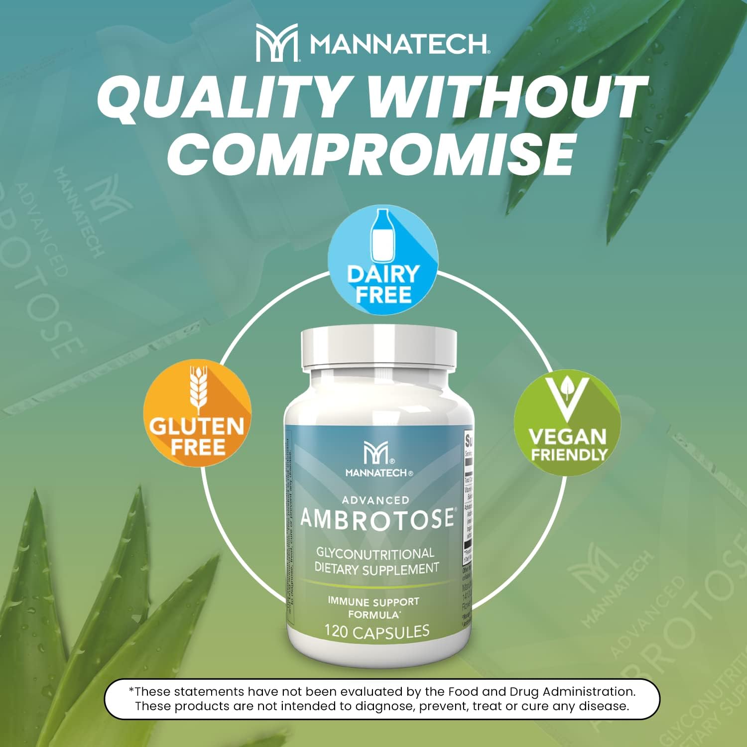 Mannatech Advanced Ambrotose 120 Capsules - görsel 5