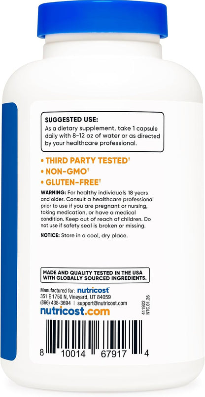 Nutricost Bitter Melon 600mg, 180 Capsules (3 Bottles)