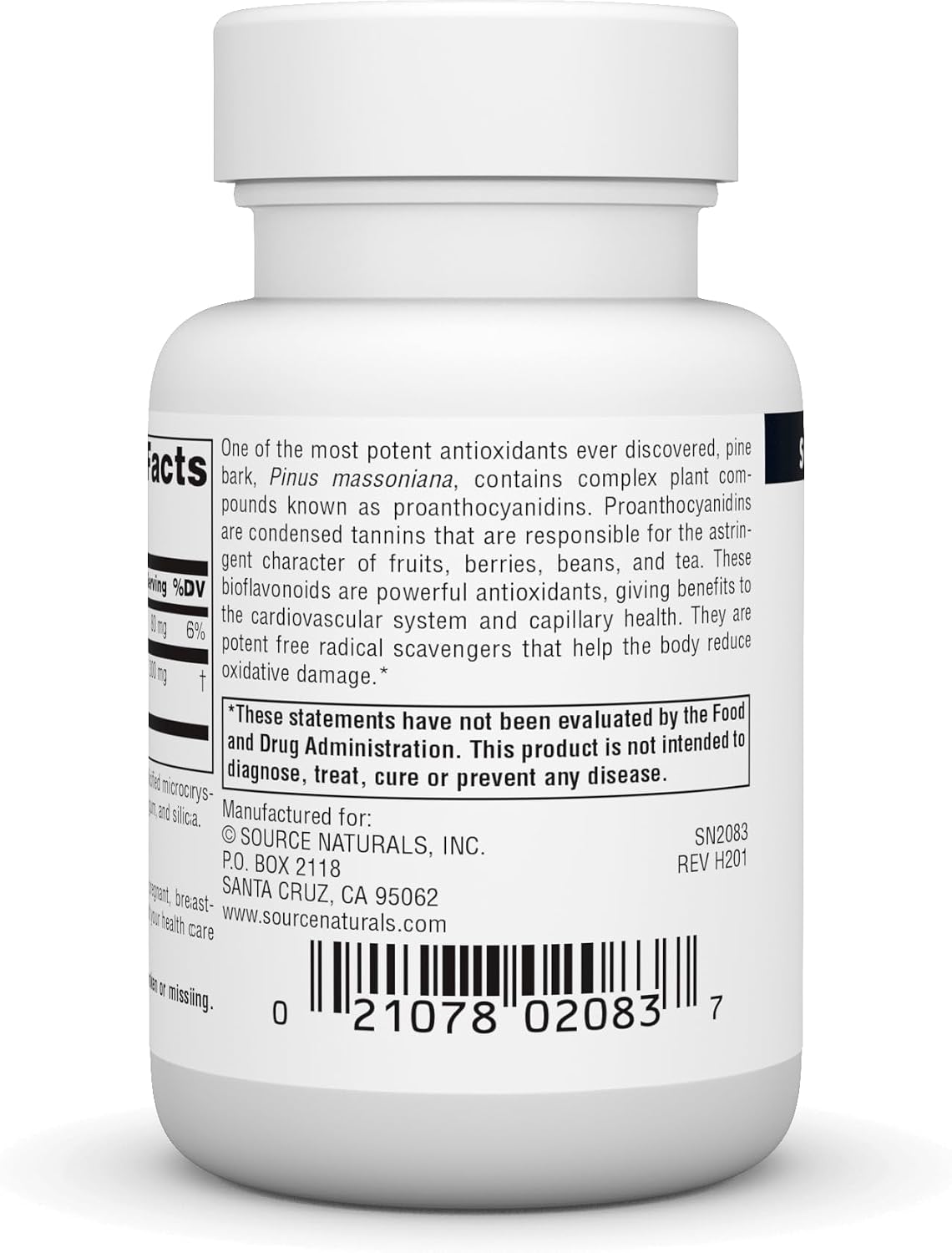 Source Naturals Pine Bark Extract 150 mg – 60 Tablets – Multi-System Antioxidant* - görsel 3