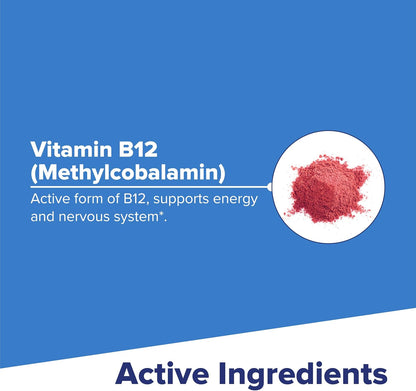 Superior Source No Shot Methylcobalamin B12 5000 mcg Sublingual Tablets, 60 Count