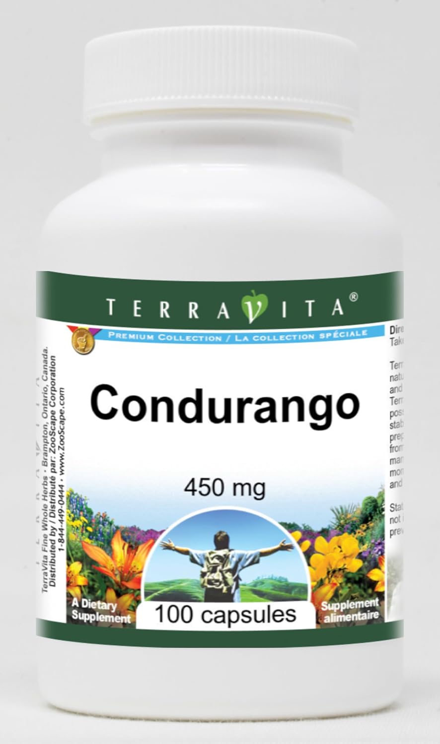 TerraVita Condurango 450 mg, 100 Capsules - görsel 1