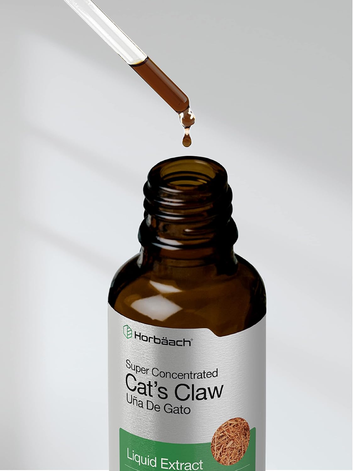 Horbaach Cat's Claw Herb Extract Tincture | 60 ml | Alcohol Free | Vegetarian, Non-GMO, Gluten-free Liquid - görsel 7