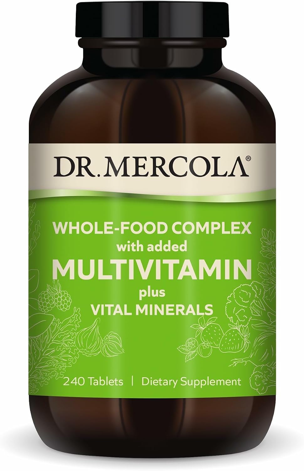 Dr. Mercola Whole-Food Complex with Added Multivitamin Plus Vital Minerals - görsel 1