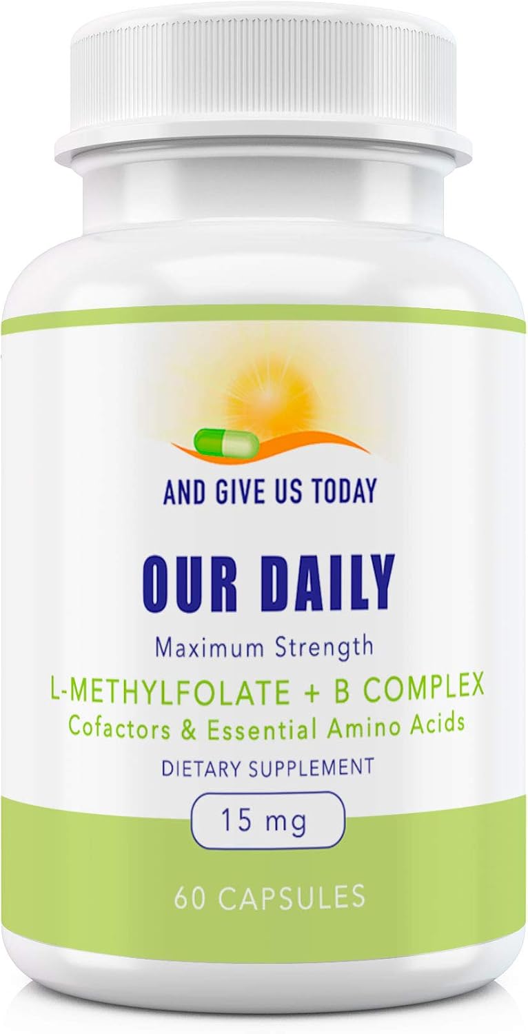 Our Daily Vites L-Methylfolate B Complex Cofactors & Essential Amino Acids - 60 Capsules - görsel 7
