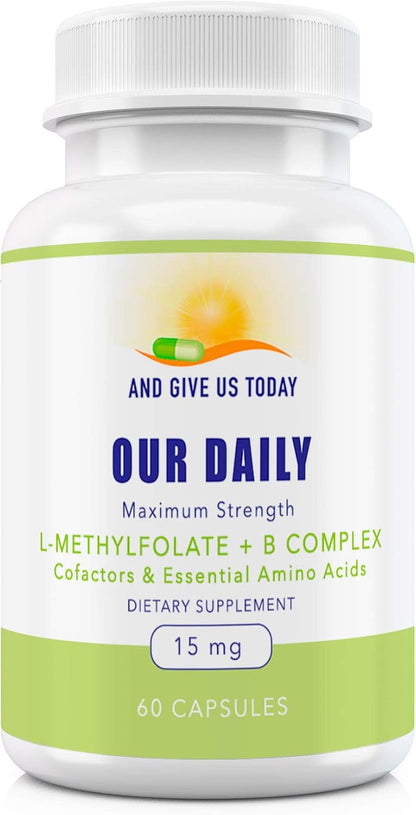 Our Daily Vites L-Methylfolate B Complex Cofactors & Essential Amino Acids - 60 Capsules