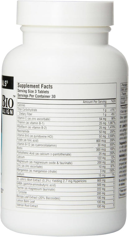 Source Naturals St. John's Positive Thoughts Herbal Supplement - 90 Tablets (Pack of 2)
