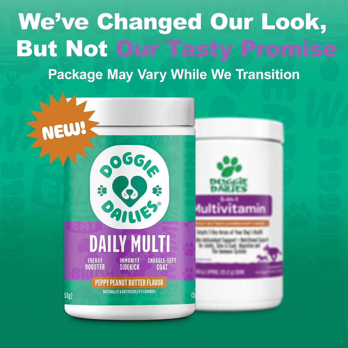 Doggie Dailies 5 in 1 Multivitamin for Dogs, Dog Multivitamin for Skin and Coat Health, Joint Health, Improved Digestion, Antioxidants, Support a Healthy Immune System (Peanut Butter) 225 Soft Chews - görsel 2