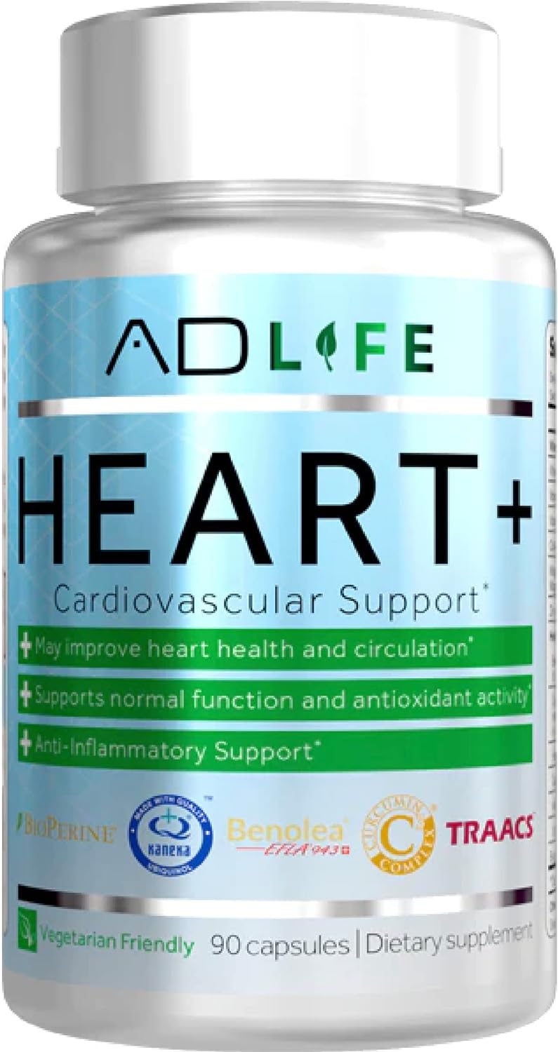 Project AD Heart+ - Cardiovascular Support Supplement with Ubiquinol, Hawthorn Berry, and Vitamin D3 (30 Capsules) - görsel 1