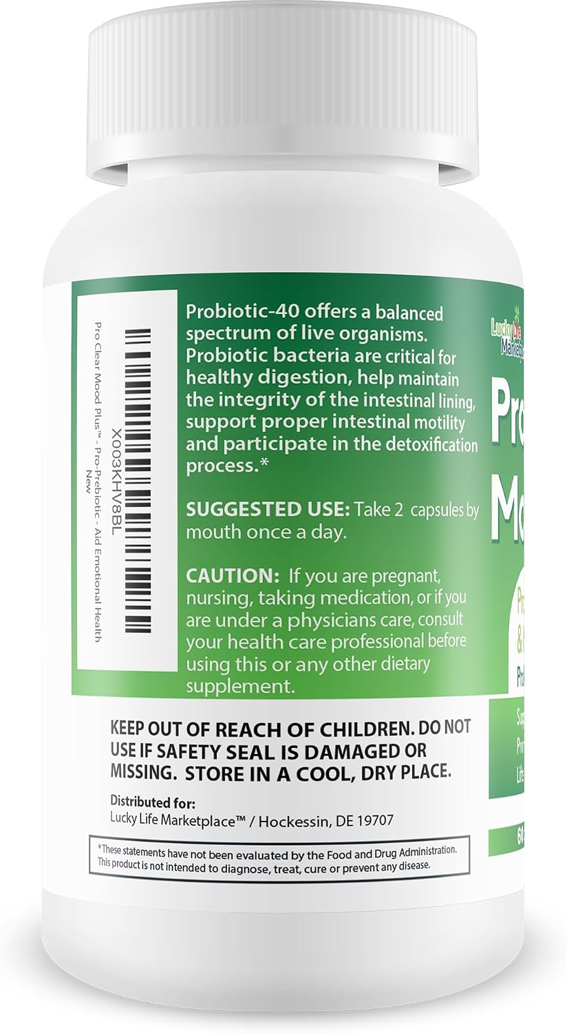 Pro Clear Mood Plus - Probiotic for Brain & Mood Support - görsel 3