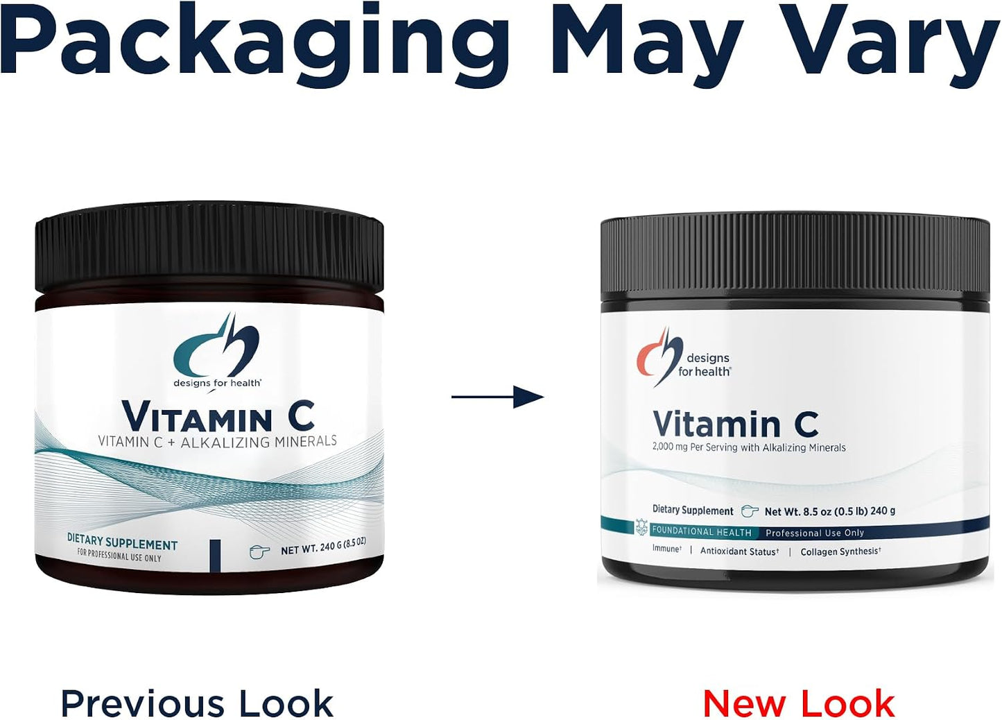 Designs for Health Buffered Vitamin C Powder 2000mg - 80 Servings - görsel 4