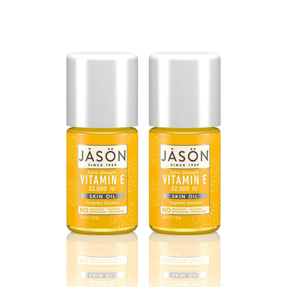 JASON Vitamin E 32,000 IU Extra Strength Skin Oil, 31 ml (Pack of 2)