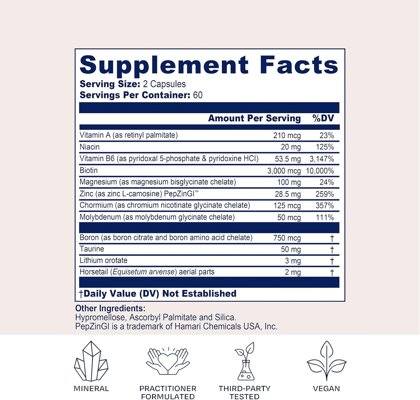 BioPure Core-S Mineral Supplement – 120 Capsules - görsel 3