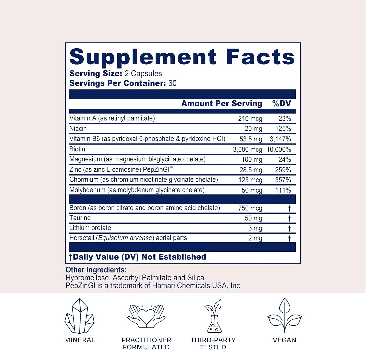 BioPure Core-S Mineral Supplement – 120 Capsules - görsel 3